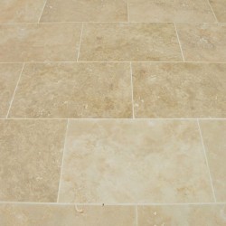 Carrelage Travertin Beige Clair 1er choix 61x61x1,2 cm -Ti'ma Stone