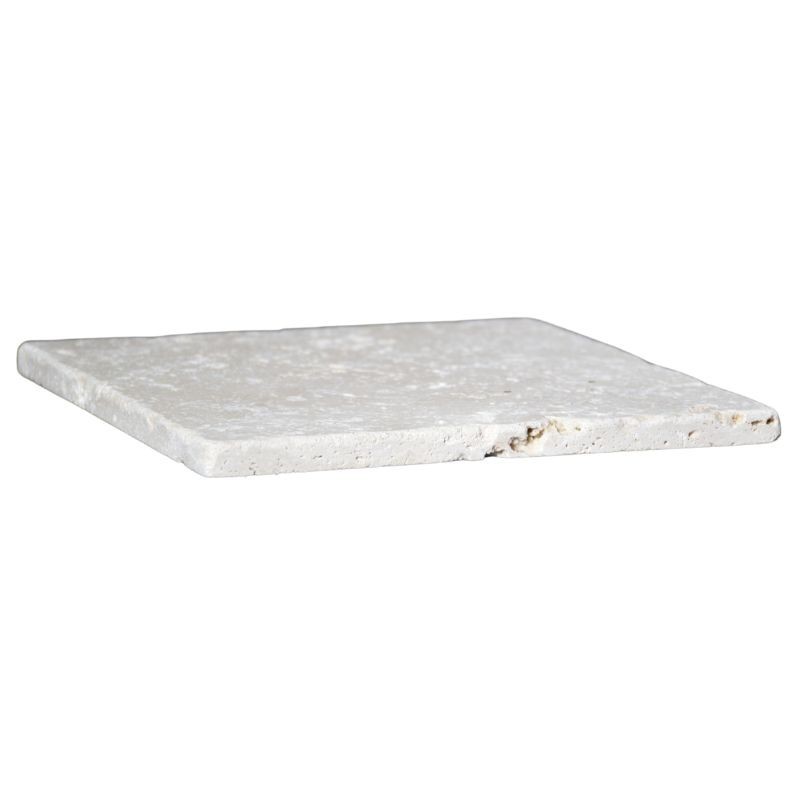 Dallage Travertin Beige Clair 1er choix 61x61x1,2 cm -Ti'ma Stone