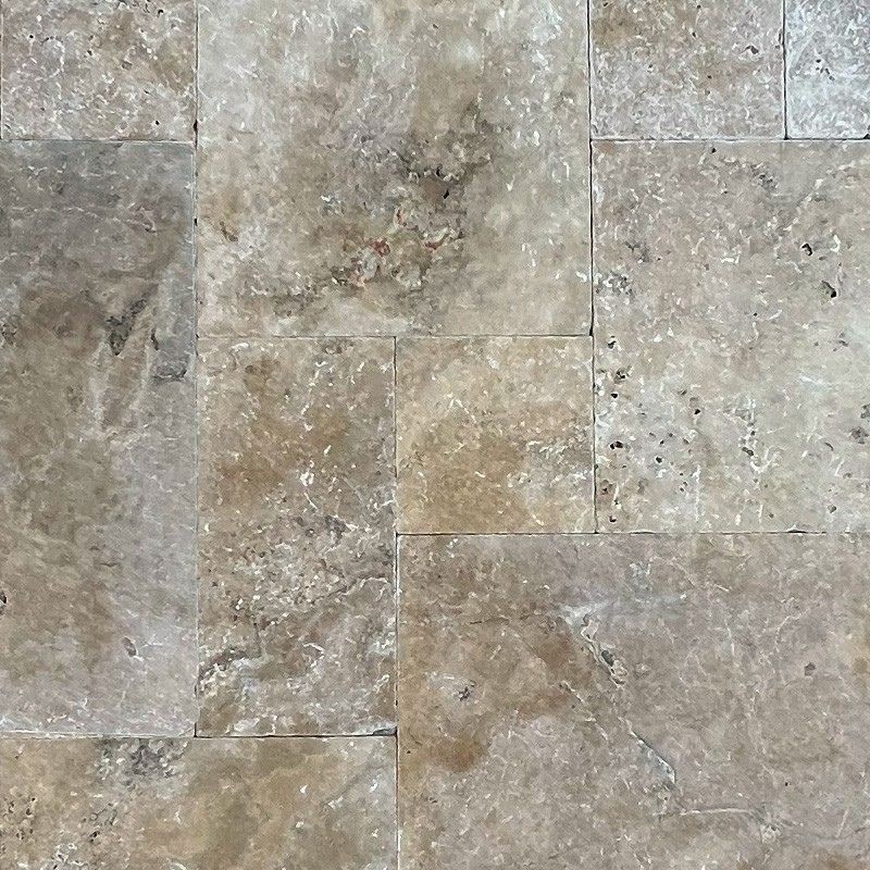 Dallage Travertin Mix 2nd choix Vieilli 61x40,6x3 cm - Ti'ma Stone