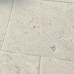 Carrelage Travertin clair 1er choix Sablé 61x40,6x3 cm - Ti'ma Stone