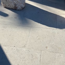 Carrelage Travertin clair 1er choix Sablé 91,5x61x1,2 cm - Ti'ma Stone