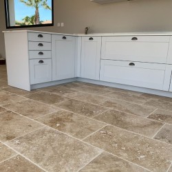 Carrelage Travertin Classic Mix 1er choix 61x40,6x3 cm - Ti'ma Stone