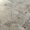 Carrelage Travertin Rustic 1er choix Opus Romain x 3 cm - Ti'ma Stone