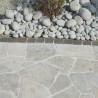 Opus Incertum Travertin Gris Silver Vieilli ép. 3 cm - Ti'ma Stone