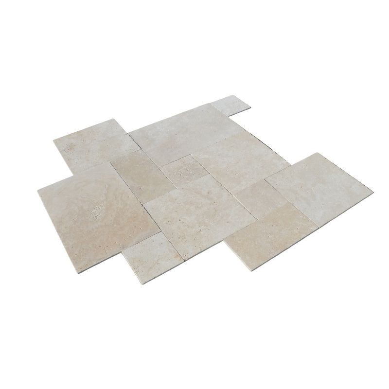 Carrelage Travertin Beige Clair 1er choix Opus 4 x 1,2 cm - Ti'ma Stone