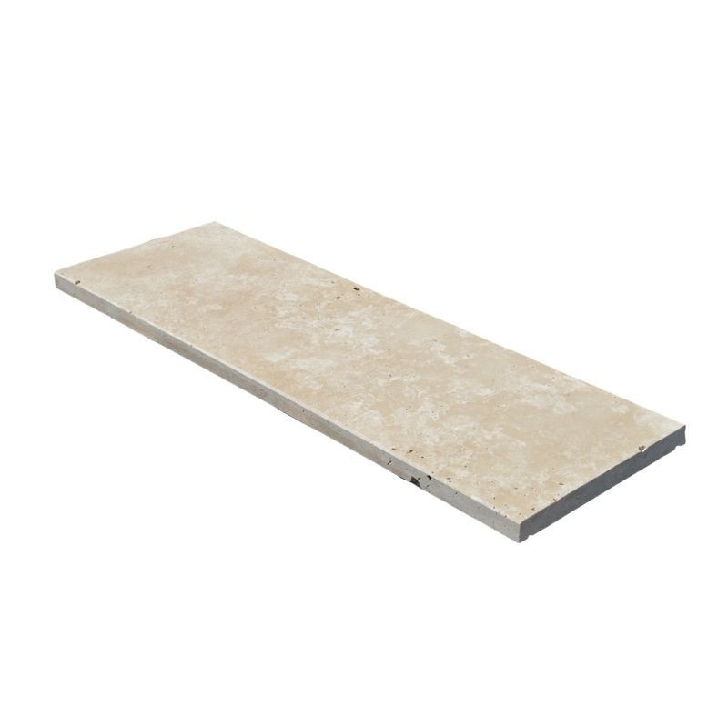 Couvertine Mur Travertin Beige 1er choix 100x33x3 cm - Ti'ma Stone