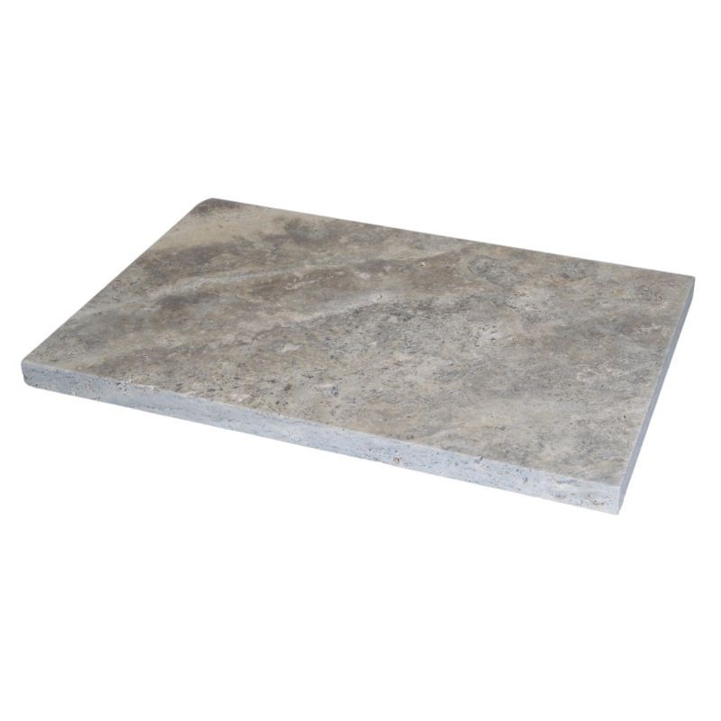 Dallage Travertin Gris 1er choix Premium 61x40,6 - Ti'ma Stone