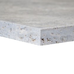 Dallage Travertin Gris 1er choix Vieilli Opus Romain x 3 cm - Ti'ma Stone