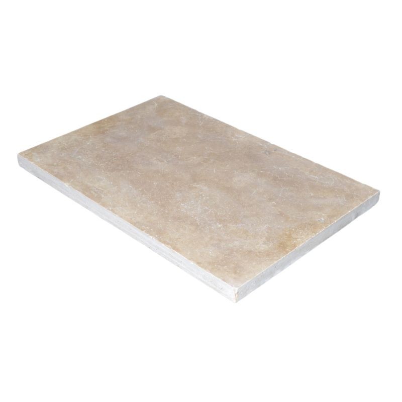 Dallage Travertin Beige Mix 1er choix 61x40,6x3 cm - Ti'ma Stone