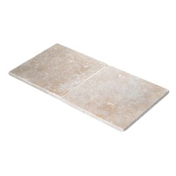 Carrelage Travertin Beige Mix 1er choix 40,6x40,6x1,2 cm - Ti'ma Stone