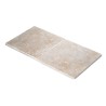 Carrelage Travertin Beige Mix 1er choix 40,6x40,6x1,2 cm - Ti'ma Stone
