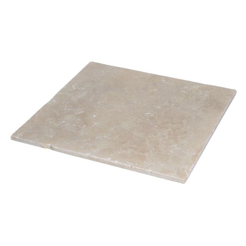 Dallage Travertin Beige Mix 1er choix 61x61x1,2 cm - Ti'ma Stone