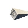 Bordure de jardin Grès Kandla Gris 100x10x10 cm - Ti'ma Stone