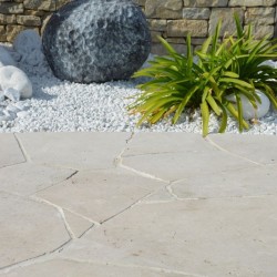 Opus Incertum Travertin Beige Vieilli ép. 2 cm - Ti'ma Stone