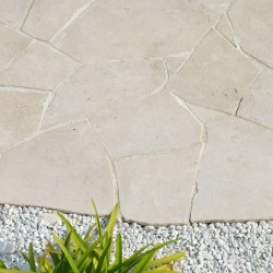 Opus Incertum Travertin Beige Vieilli ép. 2 cm - Ti'ma Stone