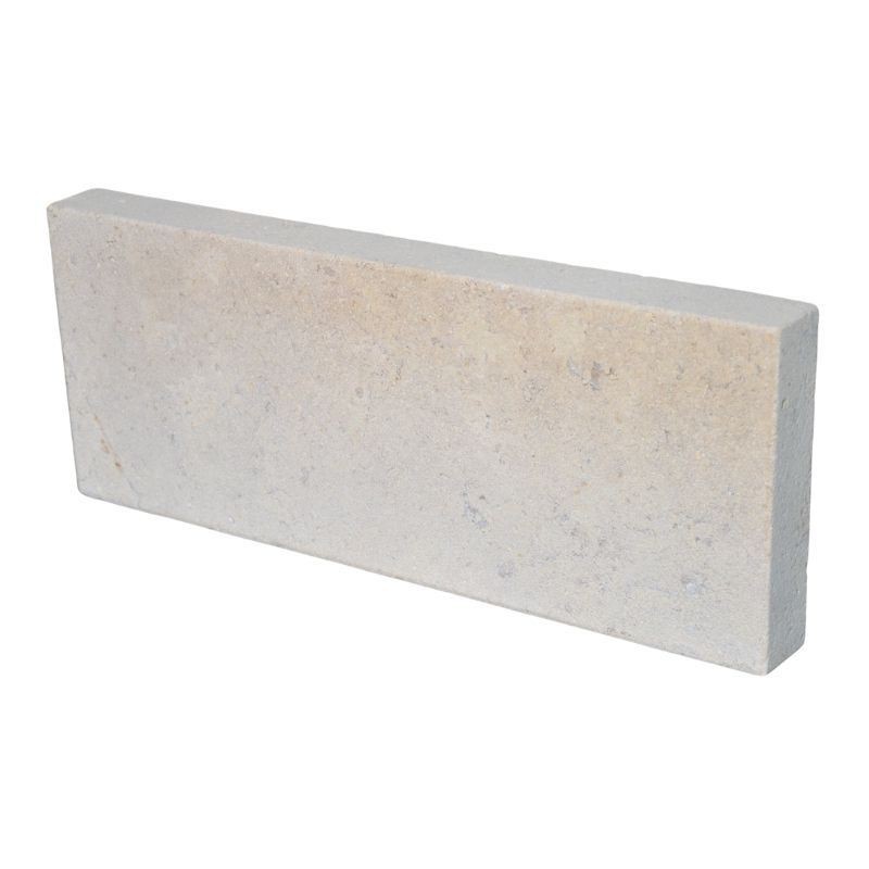 Bordure de jardin pierre Sinaï Beige Sablée Brossée 50x20x5 cm