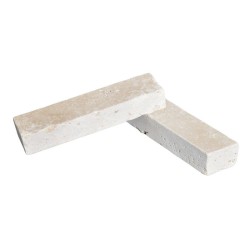 Chevron Travertin Beige Clair 1er choix Vieilli 20,3x5x3 cm - Ti'ma Stone