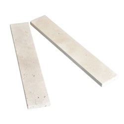 Chevron Travertin Beige Clair 1er choix Vieilli 30,5x5x1 cm - Ti'ma Stone