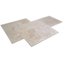 Carrelage Travertin Beige Classique Opus Romain x 3 cm - Ti'ma Stone