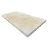 Margelle en pierre Egypte Beige Vieillie 60x30x5 cm Bord Droit