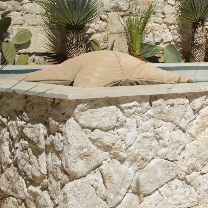 Angle Parement Pierre Naturelle Travertin Beige Clair - Ti'ma Stone