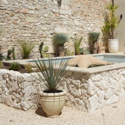 Angle Parement Pierre Naturelle Travertin Beige Clair - Ti'ma Stone