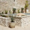 Angle Parement Pierre Naturelle Travertin Beige Clair - Ti'ma Stone