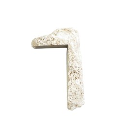 Angle Parement Pierre Naturelle Travertin Beige Clair - Ti'ma Stone