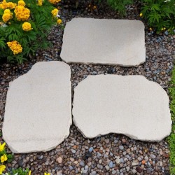 Pas Japonais Atlas Beige Forme Libre | Livraison Rapide