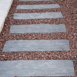 Pas Japonais Rectangle en Schiste 100x30x4-6 cm - Ti'ma Stone