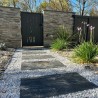 Pas Japonais Rectangle en Ardoise Noire 100x50x2-4 cm - Ti'ma Stone