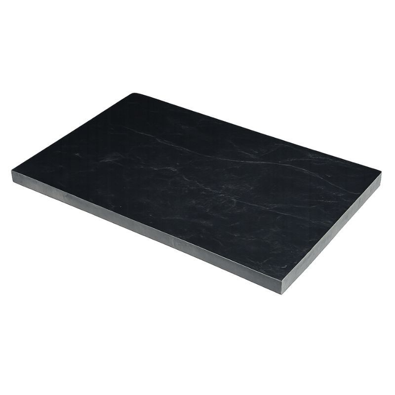 Pas Japonais Rectangle en Ardoise Noire 80x50x2-4 cm - Ti'ma Stone