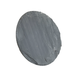 Pas Japonais Rond en Ardoise Noire Ø 50 cm - Ti'ma Stone