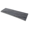 Pas Japonais Rectangle en Ardoise Noire 100x30x2-4 cm - Ti'ma Stone