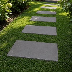 Pas Japonais Rectangle Tandur Gris 60x40x2 cm - Ti'ma Stone