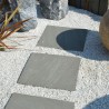Pas japonais Rectangle Grès Kandla Gris 60x50x3cm - Ti'ma Stone