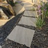 Pas japonais Rectangle Grès Kandla Gris 60x50x3cm - Ti'ma Stone