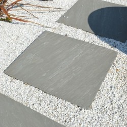 Pas japonais Rectangle Grès Kandla Gris 60x50x3cm - Ti'ma Stone
