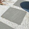 Pas japonais Rectangle Grès Kandla Gris 60x50x3cm - Ti'ma Stone