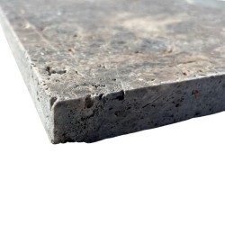 Pas japonais Rectangle Travertin Gris 61x33x3 cm - Ti'ma Stone
