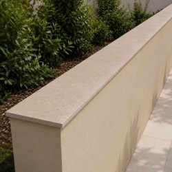 Couvertine Mur Pierre Sinaï Beige Vieillie 100x30x3 cm - Ti'ma Stone