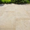 Dallage Egypte Beige Sablé Brossé - 90x60x1,8 cm - Ti'ma Stone