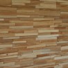 Plaquette de parement en bois Deco Panel Teck Naturel - Ti'ma Stone