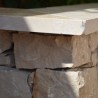 Couvertine Mur Travertin Beige Mix Vieilli 61x27x3 cm - Ti'ma Stone