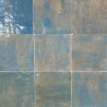 Carrelage Zellige Marocain Bleu Lazuli N°33 10x10cm - Ti'ma Stone