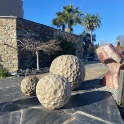 Sphère décorative en pierre naturelle Planète - Ti'ma Stone