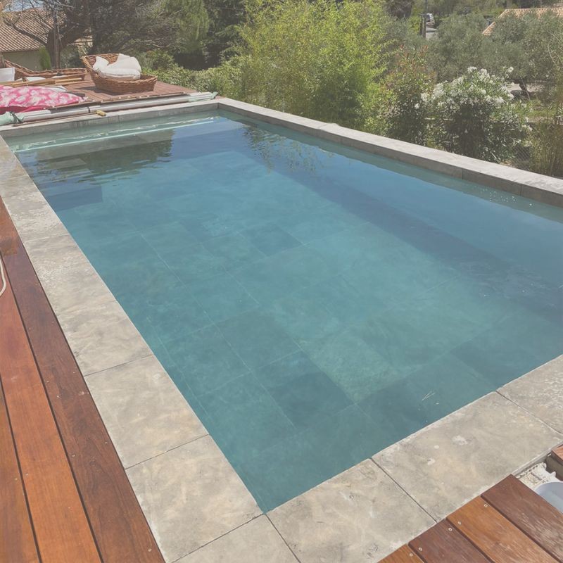 Margelles de piscine Travertin