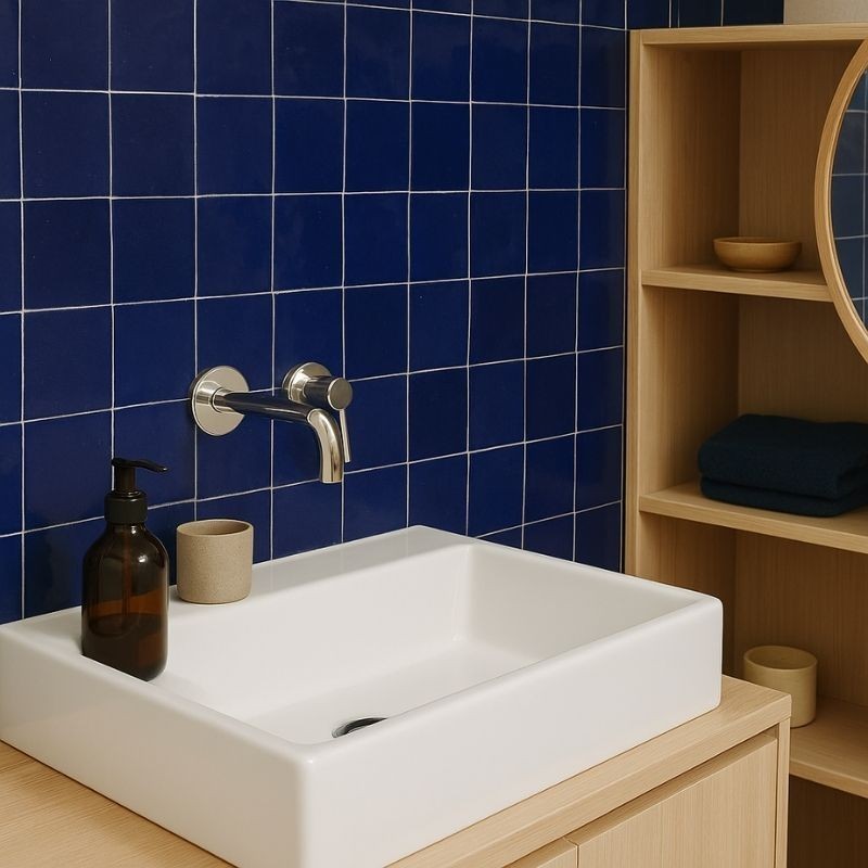Carrelage Zellige Marocain Bleu