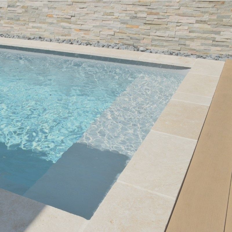 Margelle de piscine droite