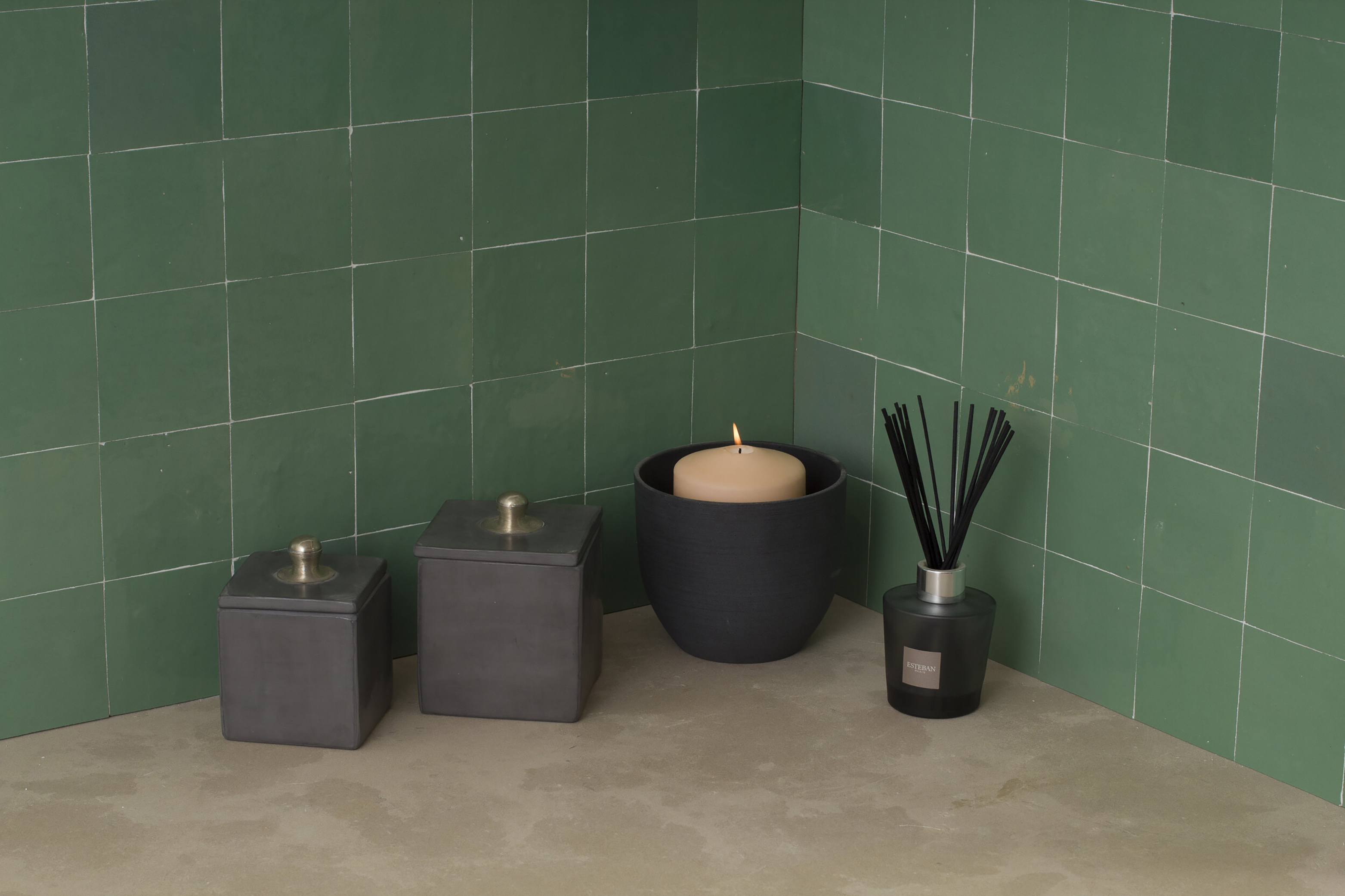 Salle de bain avec Zellige Marocain Zellige Marocain